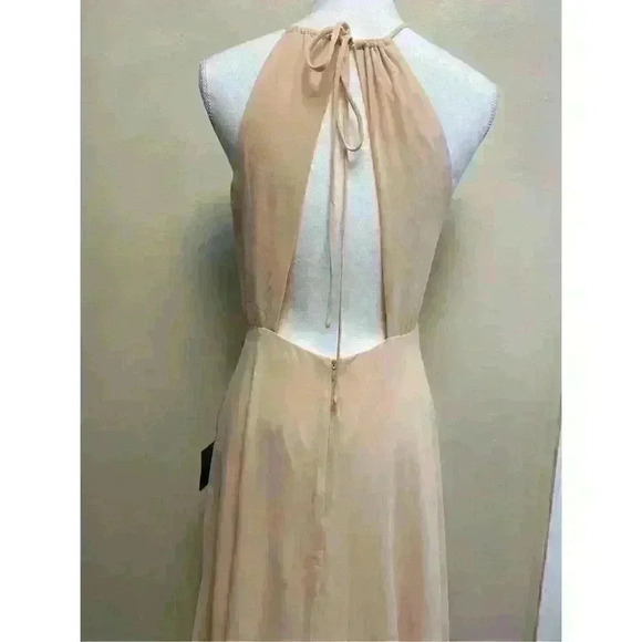 NWT LULUS Aim for amour champagne halter maxi dress, medium. NWT - Picture 11 of 13